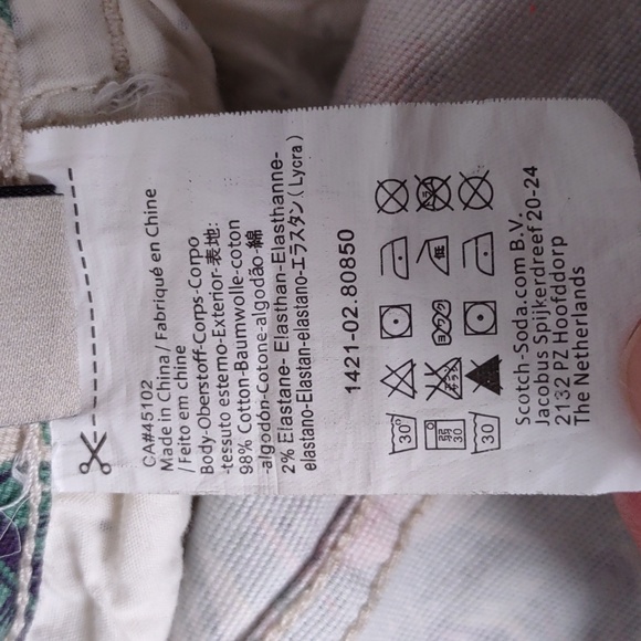 Scotch & Soda Maison Scotch Botanic W29 L32 Floral Jeans - Picture 11 of 16